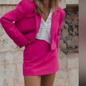 Zara set blazer and skort